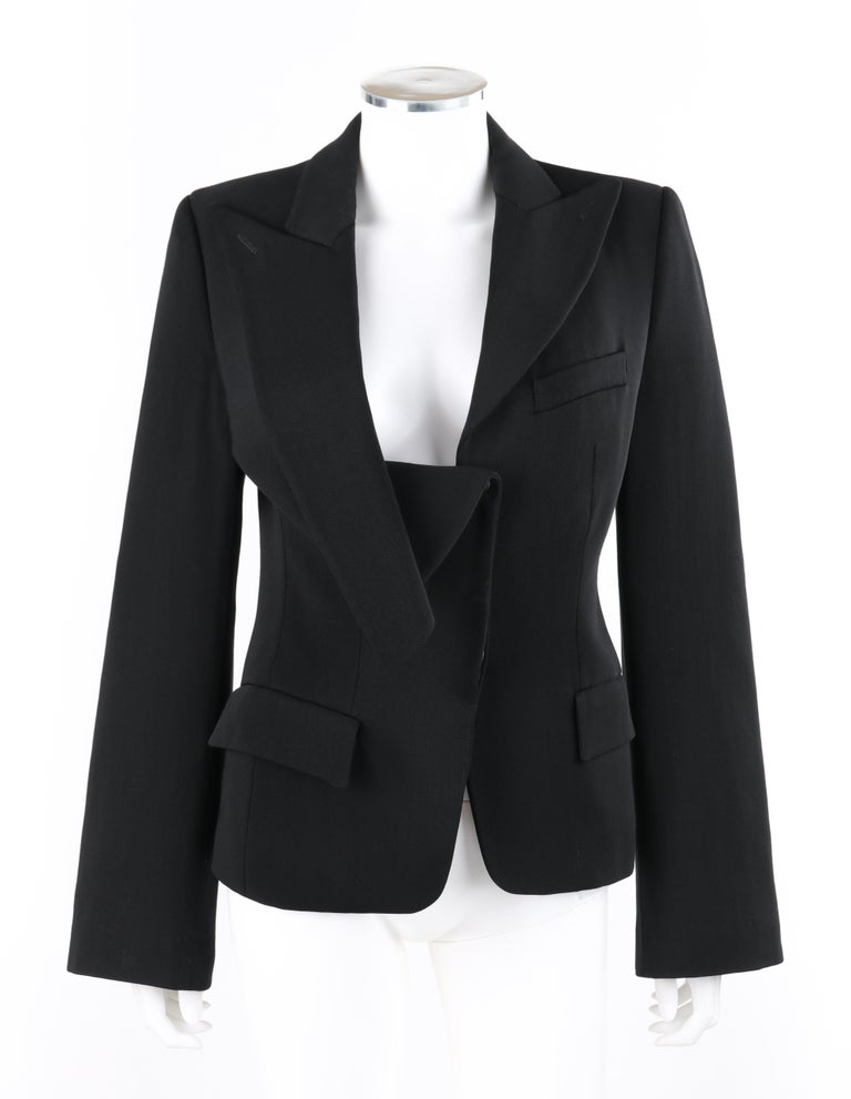 ALEXANDER McQUEEN A/W 1996 “Dante” Black Blazer Jacket w