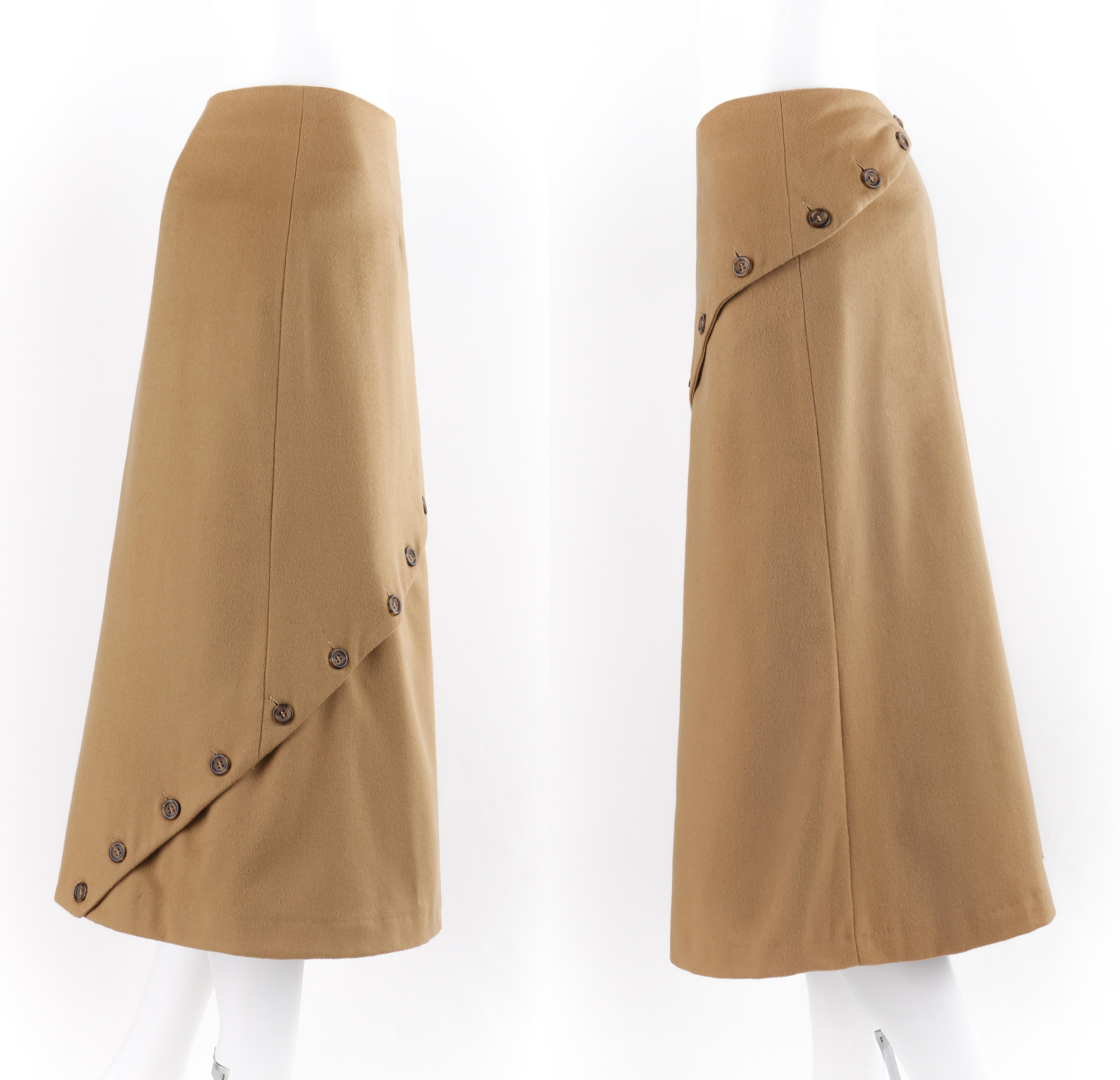 ALEXANDER McQUEEN A/W 1996 “Dante” Brown Blazer Skirt Suit w/ Hair + Birth Label For Sale 1