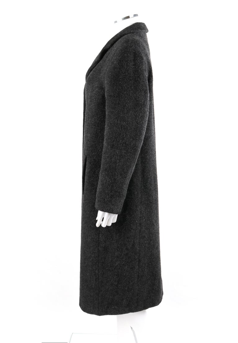 ALEXANDER McQUEEN A/W 1996 “Dante” Charcoal Gray Mohair Coat 