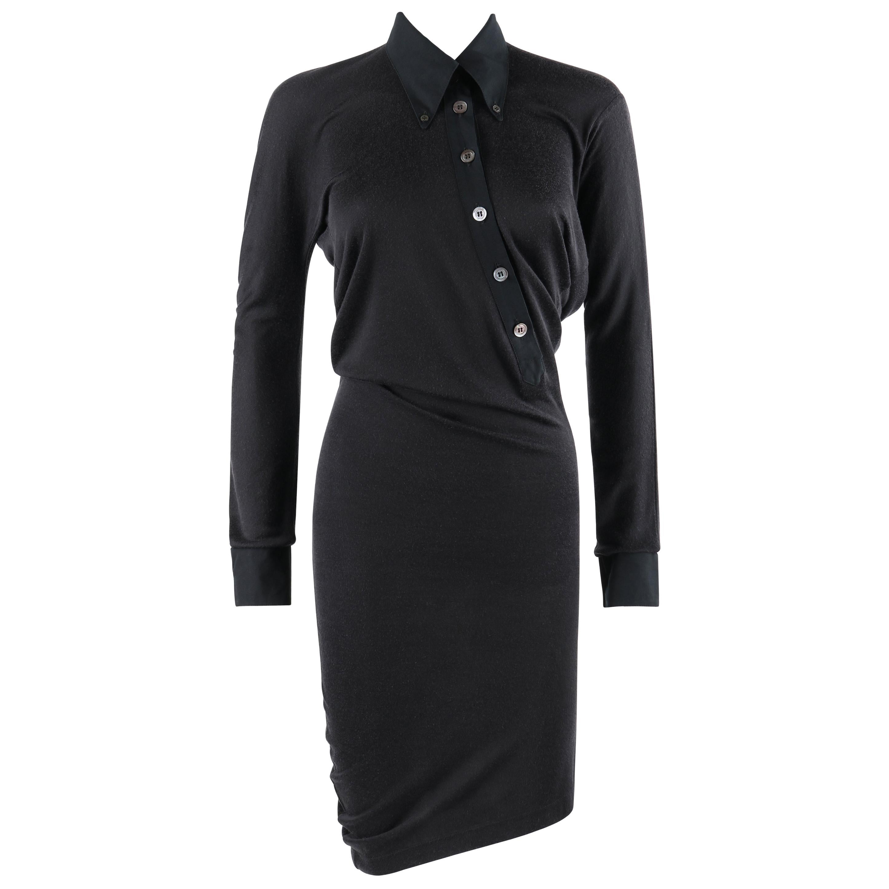 ALEXANDER McQUEEN A/H 1997 - « It's A Jungle Out There » - Robe asymétrique boutonnée en vente