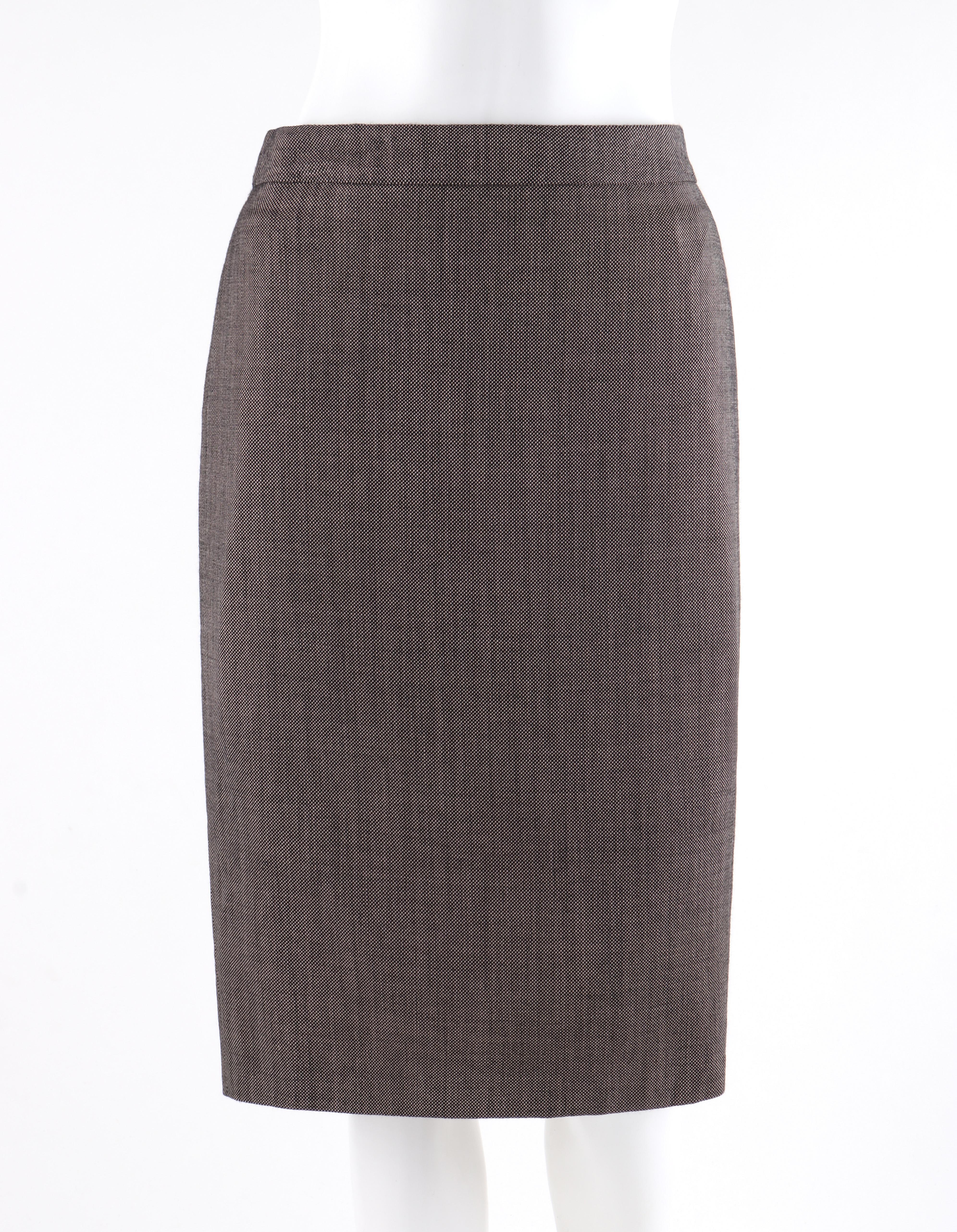  ALEXANDER McQUEEN A/W 1998 “Joan” 2 pc. Removable Collar Blazer Skirt Suit Set For Sale 1