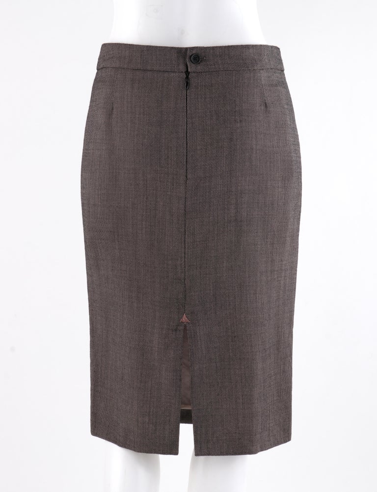 ALEXANDER McQUEEN A/W 1998 “Joan” 2 pc. Removable Collar Blazer Skirt ...