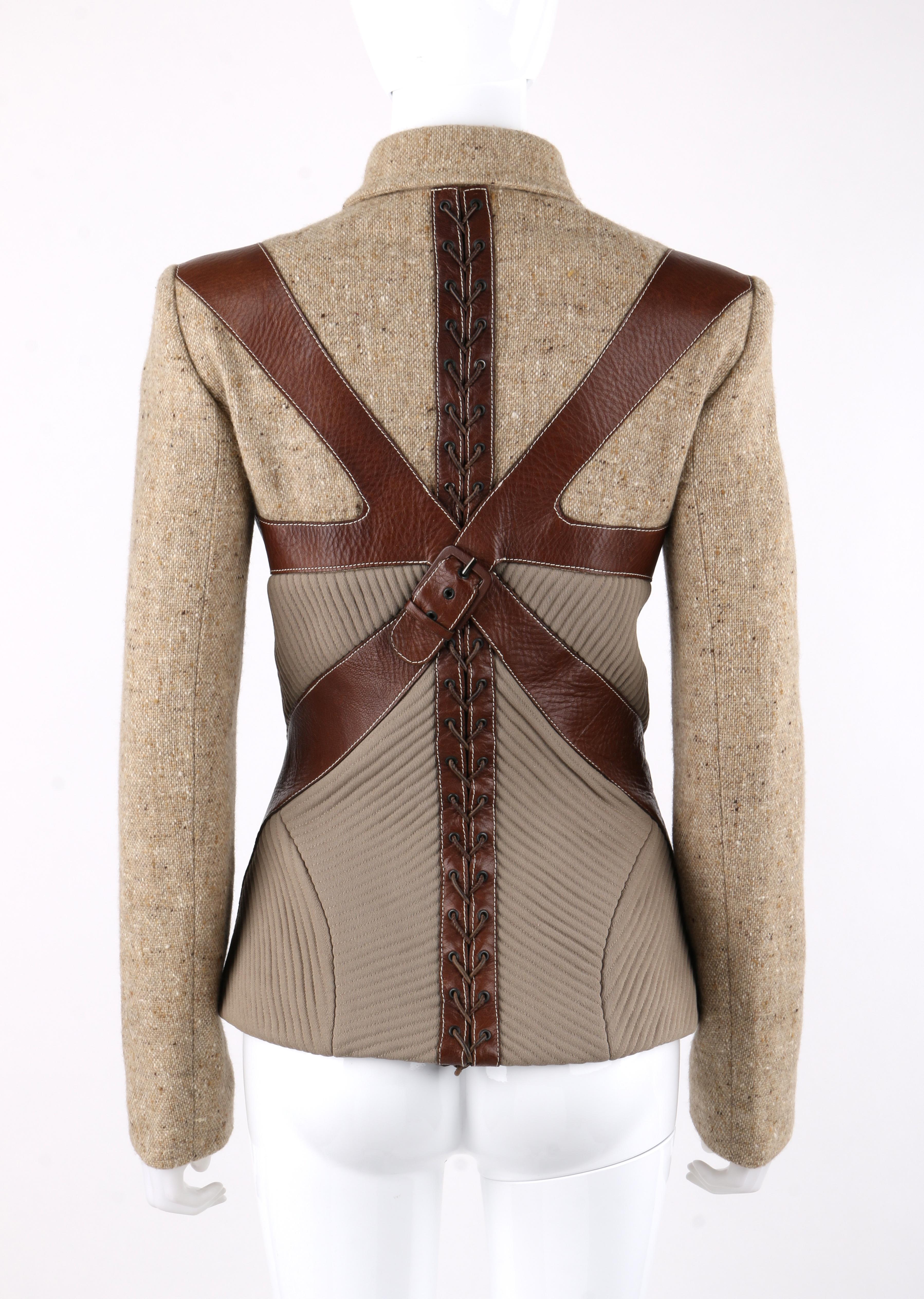 alexander mcqueen tweed jacket