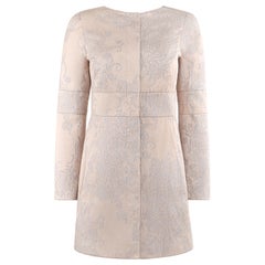 ALEXANDER McQUEEN A/H 2004 "Pantheom as Lecum" Manteau brodé en métal rose