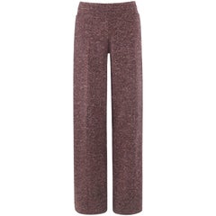 ALEXANDER McQUEEN A/W 2004 "Pantheon as Lecum" Metallic Tweed Trousers NWT