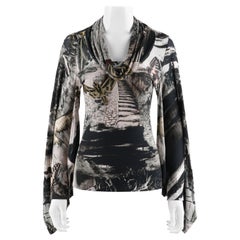 ALEXANDER McQUEEN A/W 2006  "The Widows of Culloden" Butterfly Cape Sleeve Top