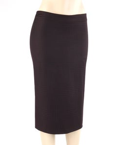 ALEXANDER McQUEEN A/W 2006 "The Widows of Culloden" Houndstooth Pencil Skirt