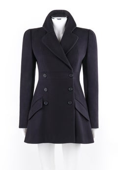 ALEXANDER McQUEEN A/W 2006 “Widows of Culloden” Navy Blue Short Princess Coat