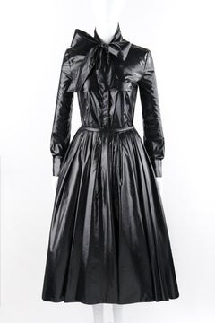 ALEXANDER McQUEEN A/W 2009 “The Horn Of Plenty” Black Trash Bag Shirt Skirt Set