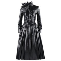 ALEXANDER McQUEEN A/W 2009 "The Horn Of Plenty" Schwarzes Trash Bag Shirt Rock Set
