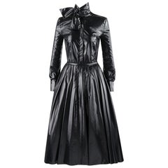 ALEXANDER McQUEEN A/W 2009 “The Horn Of Plenty” Black Trash Bag Shirt Skirt Set