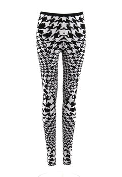 ALEXANDER McQueen A/I 2009 "The Horn Of Plenty" Pantaloni a zampa di cane in maglia di lana