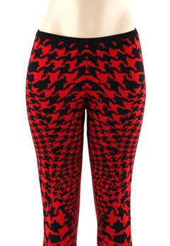 ALEXANDER McQUEEN H/W 2009 „The Horn Of Plenty“-Legginghoundstooth-Strick