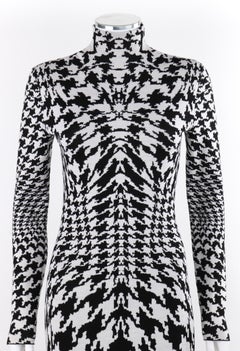 ALEXANDER McQUEEN A/W 2009 “The Horn Of Plenty” Houndstooth Knit Sheath Dress