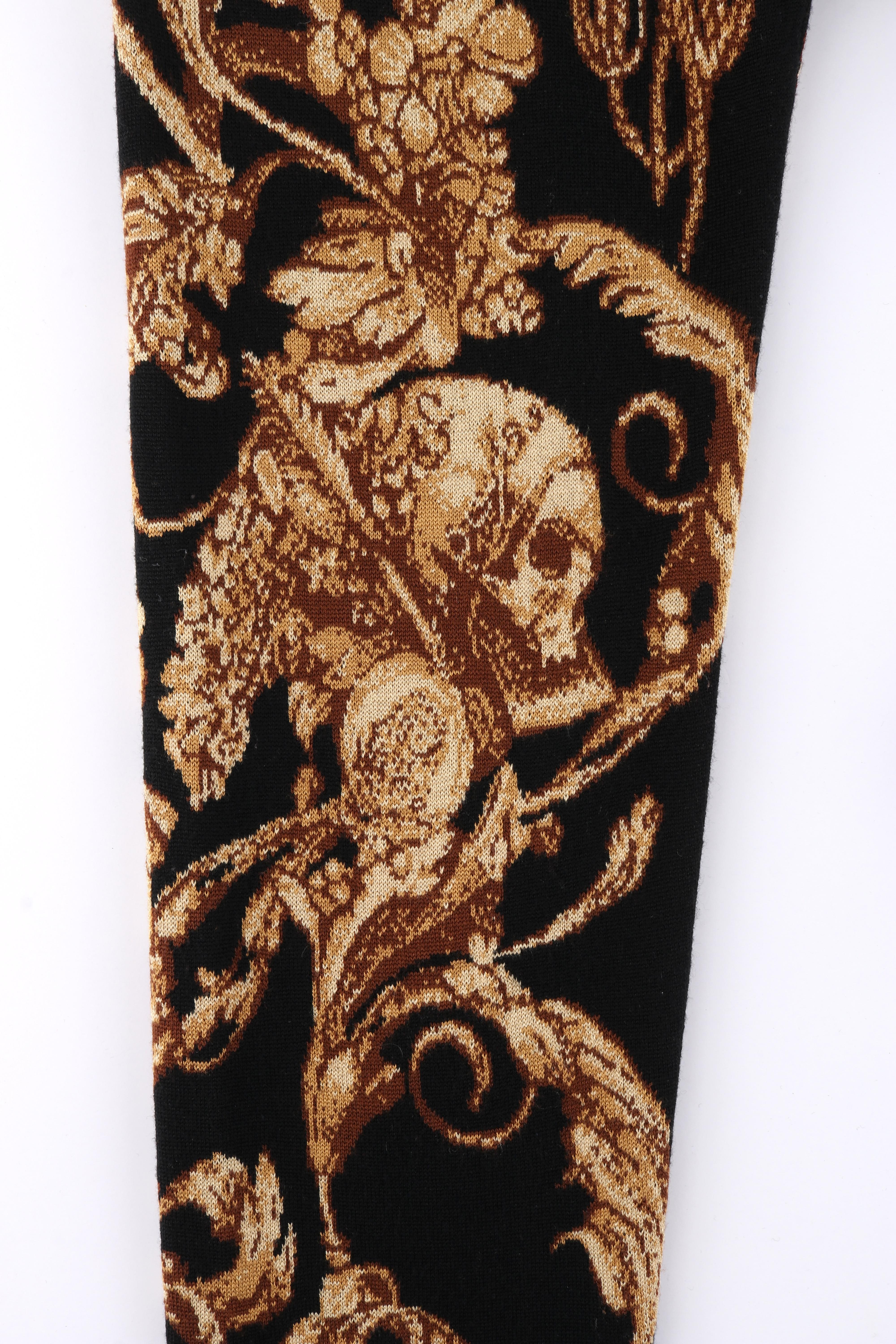 Women's ALEXANDER McQUEEN A/W 2010 “Angels & Demons” Grinling Gibbons Knit Leggings For Sale