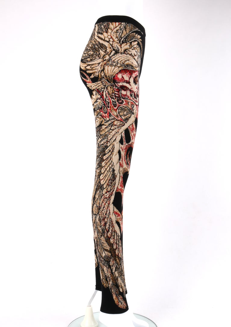 ALEXANDER McQUEEN A/W 2010 “Angels and Demons” “Hells Angels” Leggings RARE  For Sale at 1stDibs