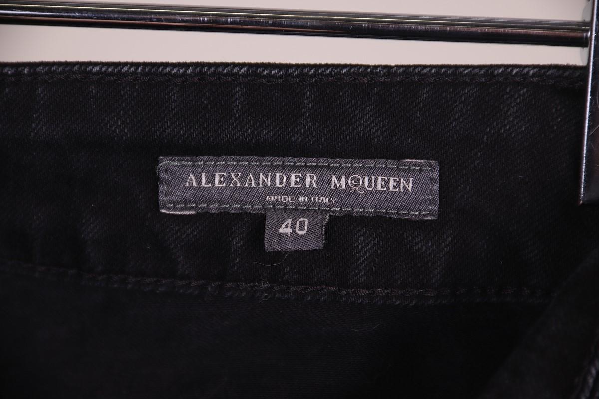Alexander McQueen A/W 2010 'Angels & Demons' Winged-Skull Jeans For Sale 5