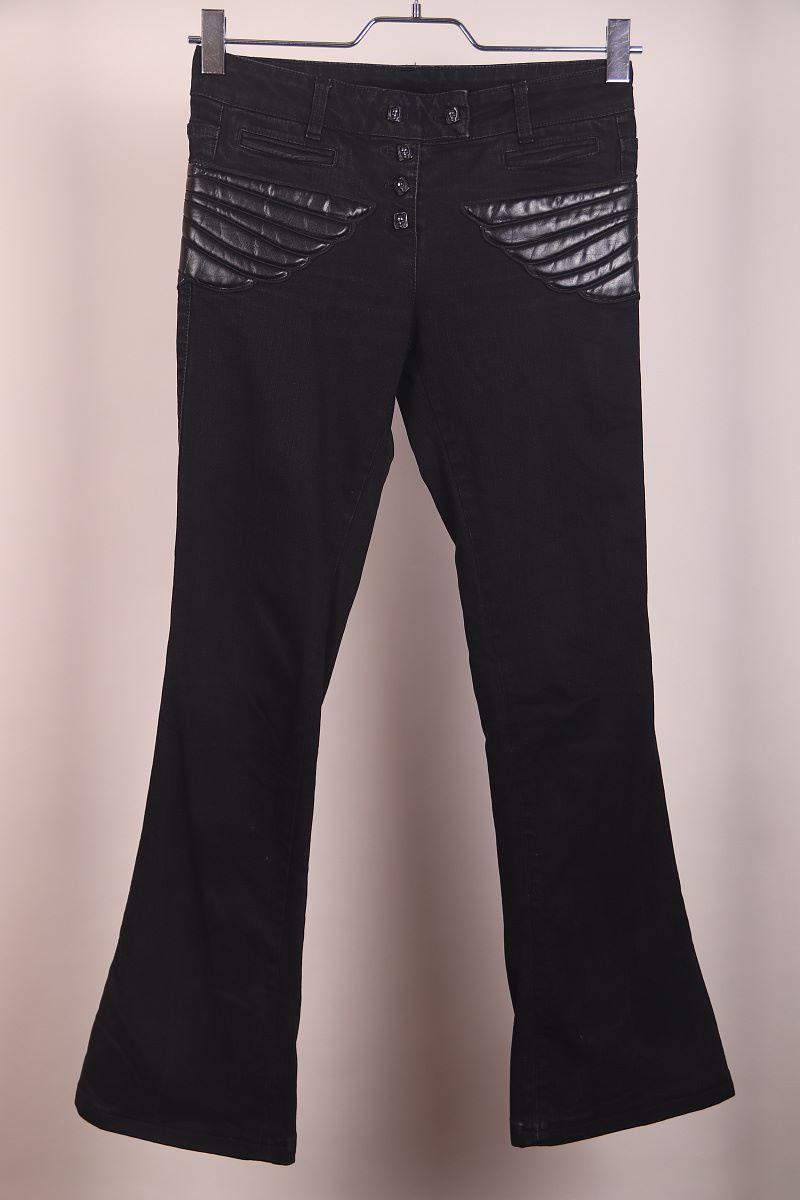 Alexander McQueen A/W 2010 'Angels & Demons' Winged-Skull Jeans For Sale 4