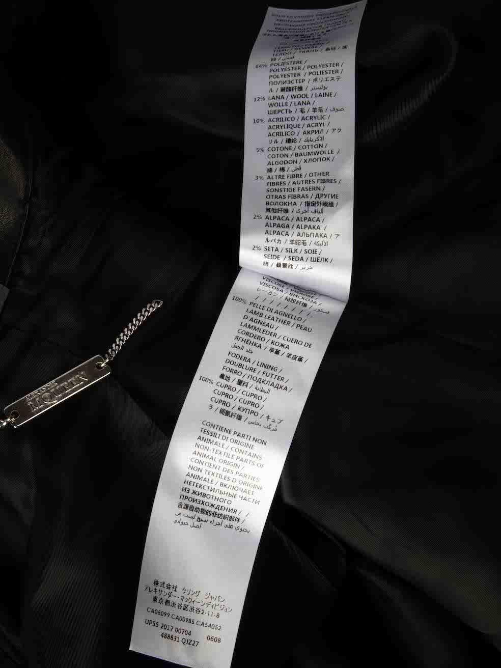 Alexander McQueen ‚ÄòWishing Tree‚Äô Tweed Oversized Coat Size XS 3