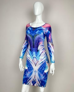 Alexander McQueen Aquatic Alien Hybrid Print Dress, Plato's Atlantis 2010