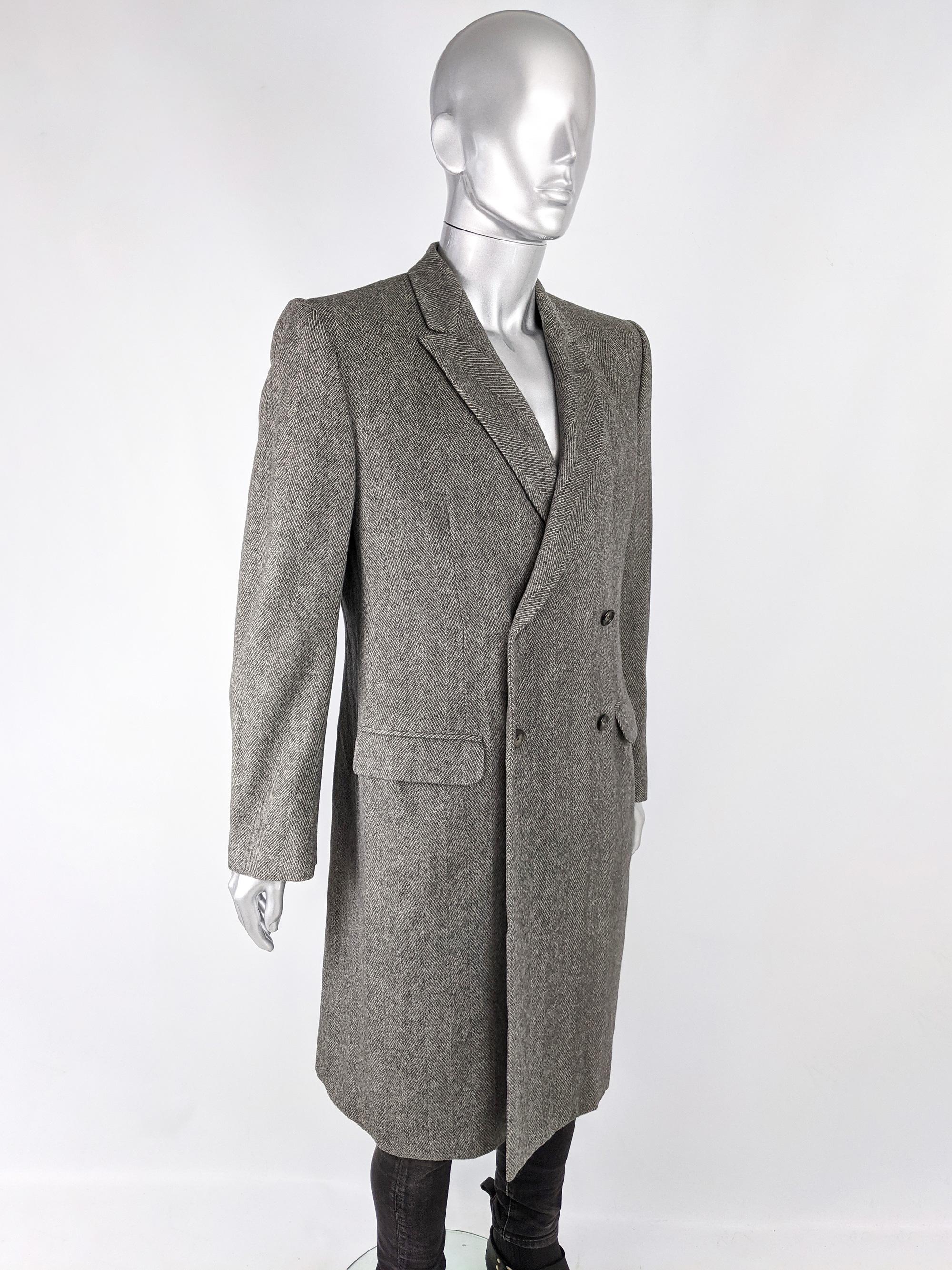 Alexander Mcqueen Archival Bold Shouldered Pure Cashmere Overcoat, A/W 2007 1