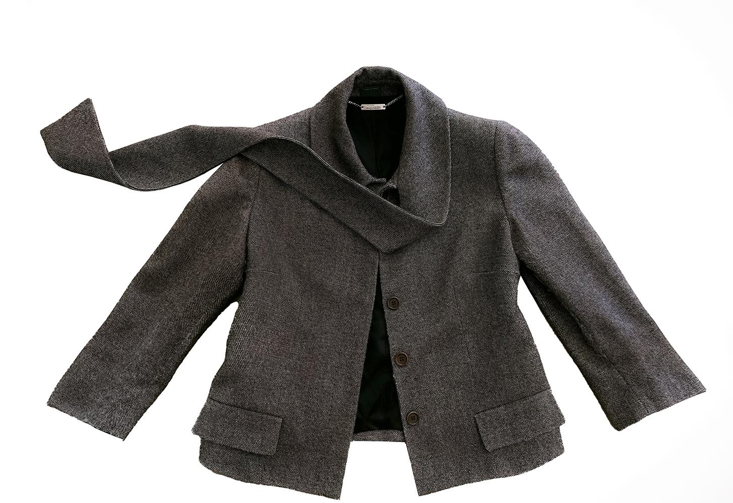 Alexander McQueen Archival FW 2005 'The Man Who Knew Too Much' Wool Skirt Suit For Sale 14