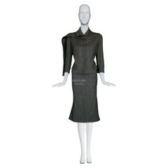 Alexander McQueen Archival FW 2005 'The Man Who Knew Too Much' Wool Skirt Suit