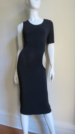 Alexander McQueen Asymmetric Dress with Chain Cutout SS 2006