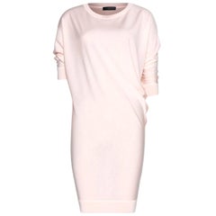Alexander McQueen Asymmetric Wool Sweater Mini Dress