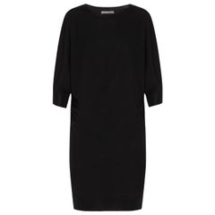 Alexander McQueen Asymmetric Wool Sweater Mini Dress