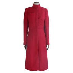 Alexander McQueen Autumn/Winter 1999 'The Overlook' Red Panelled Priest Coat