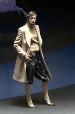 Alexander McQueen Autumn/Winter 2001 'What a Merry Go Round' Camel Signed Coat