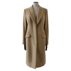 Alexander McQueen Autumn/Winter 2001 'What a Merry Go Round' Camel Signed Coat