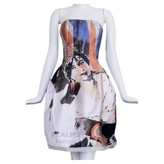 Alexander McQueen AW 2008 Sculptural Pure Silk Corset Dress God Save The Queen