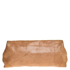 Alexander McQueen Beige Leather Faithful Glove Clutch
