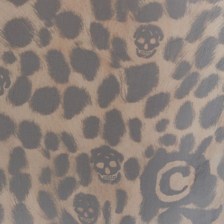 Alexander McQueen Leopard Scarf