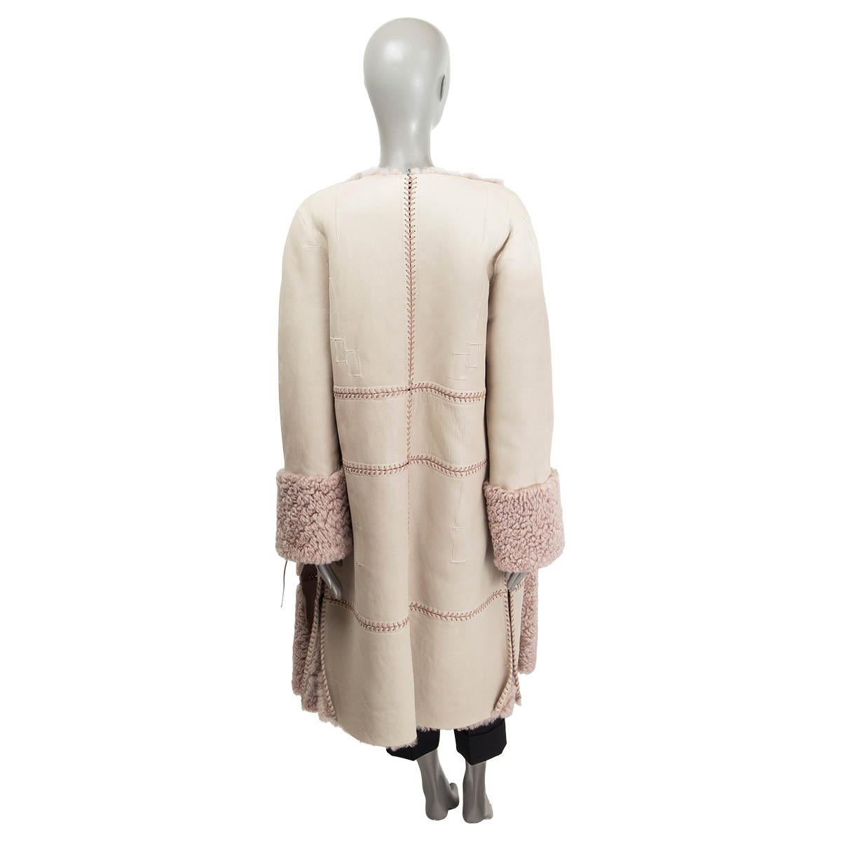 alexander mcqueen shearling coat