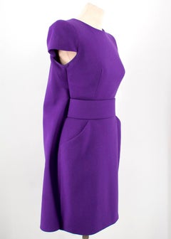 Alexander McQueen Belted Wool Dress IT 38