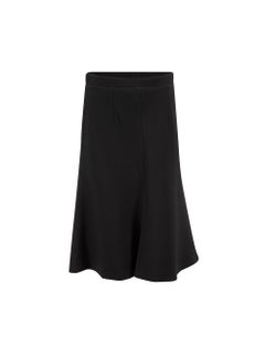 Alexander McQueen Black A-line Knee Length Skirt Size M