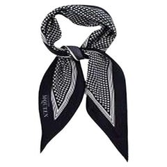 Alexander McQueen black and white polka dot neck tie