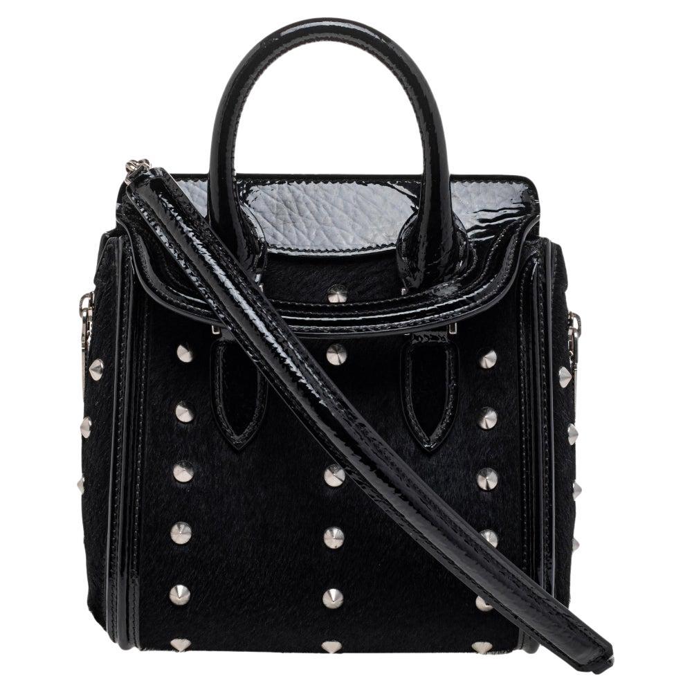 Details about   $1990 Alexander McQueen Heroine 21 White Leather Crossbody Bag 508860 9007 