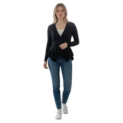 Alexander McQueen black cardigan size s