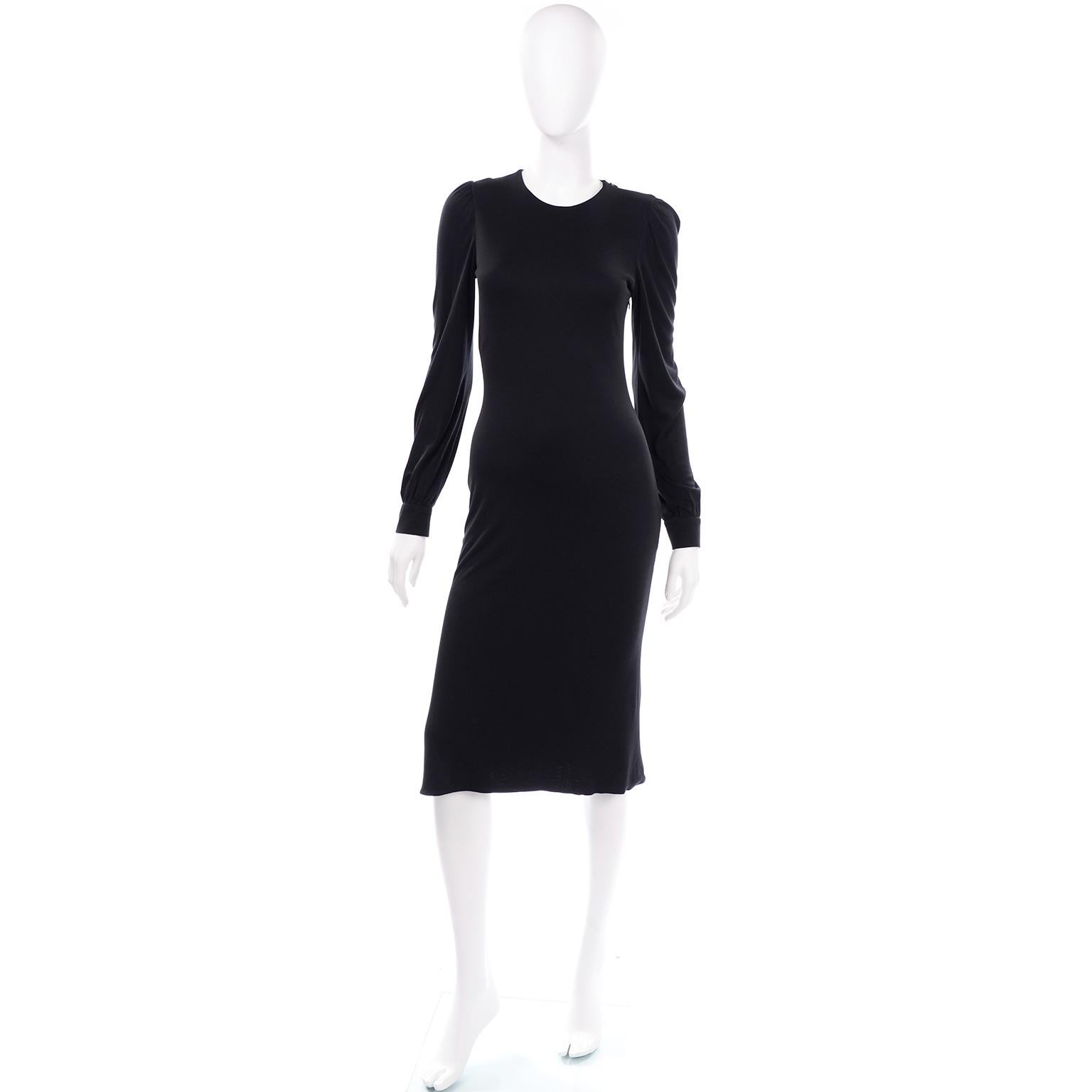 Alexander McQueen Black Dress With Low Lace Back 2005 The Man Who Knew Too Much For Sale 3