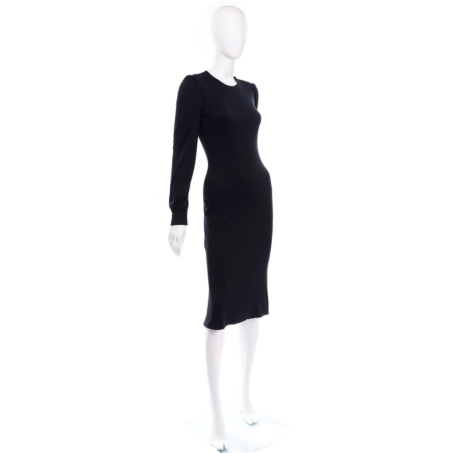 Alexander McQueen Black Dress With Low Lace Back 2005 The Man Who Knew Too Much For Sale 2