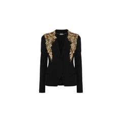 Alexander McQueen Black Embellished Jacket