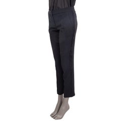 ALEXANDER MCQUEEN black EMBELLISHED Suit Pants 40 S