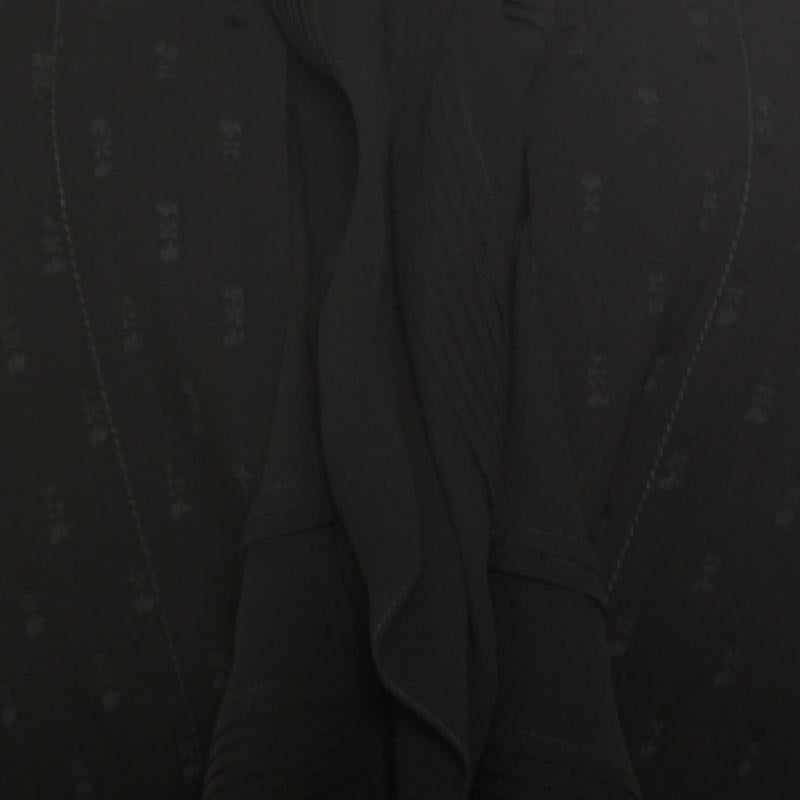 Alexander McQueen Blazer recortado con detalle drapeado de imitación a capas negro S en venta 3