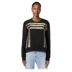 Alexander McQueen Black 
Gold Pattern Sweater Size L