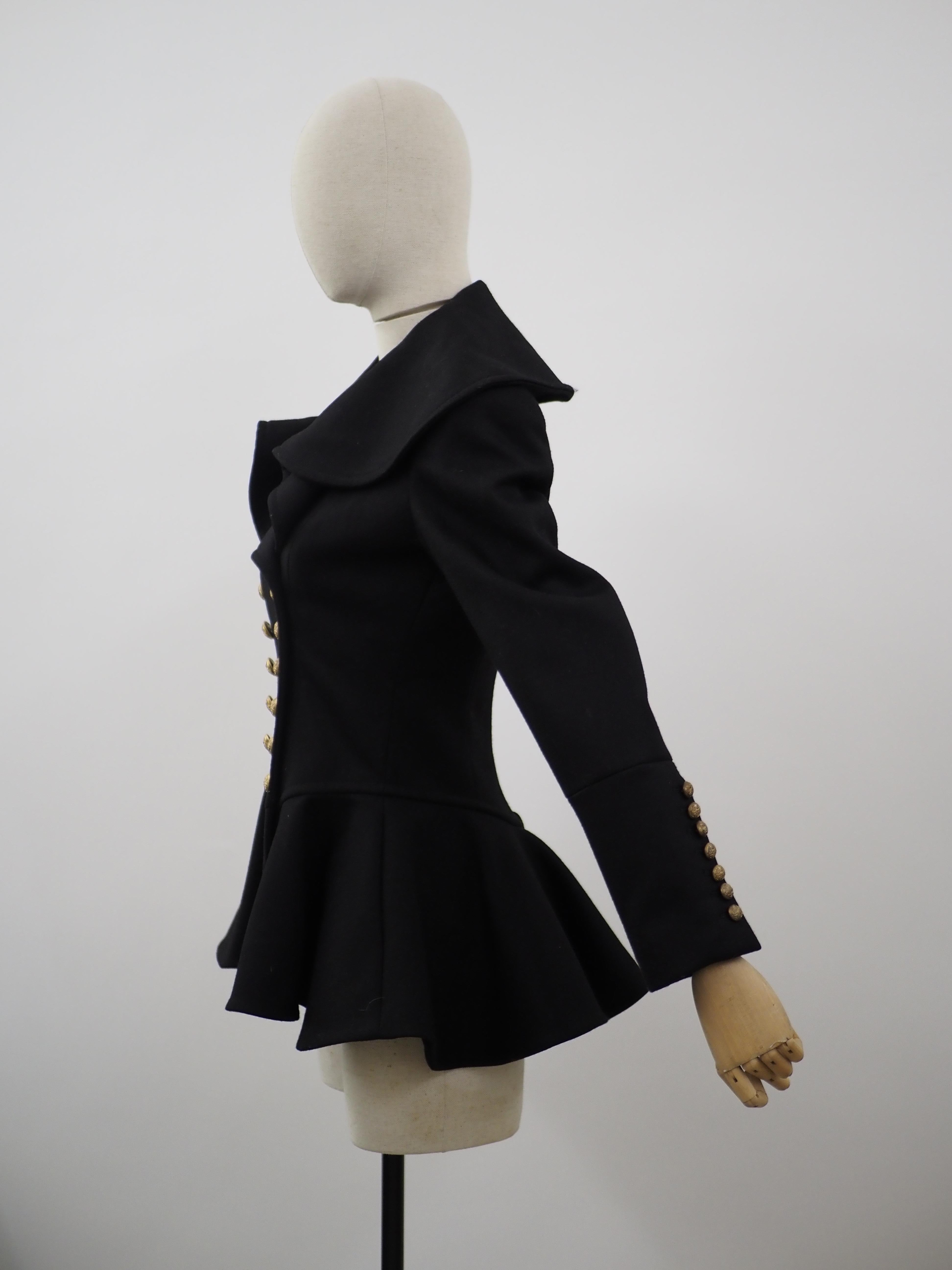 Women's Alexander McQueen Black jacket For Sale