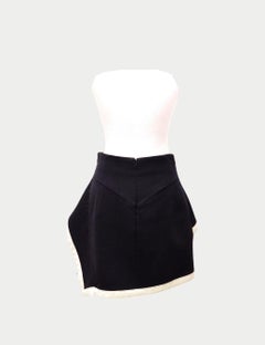 Alexander McQueen Black Layered Mini Skirt - EU 40